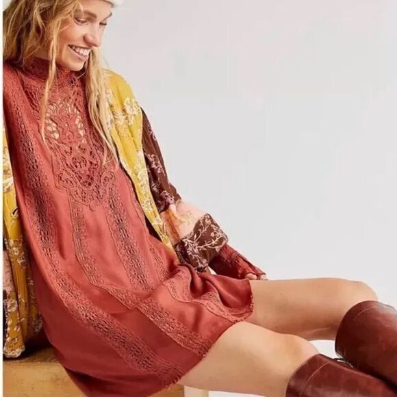 New Free People x FP One Vienna Mini Dress - Picture 1 of 8